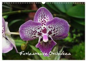Farbenreiche Orchideen (Wandkalender 2024 DIN A3 quer), CALVENDO Monatskalender von Herkenrath,  Sven