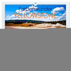 Farbenwunder Yellowstone (hochwertiger Premium Wandkalender 2024 DIN A2 quer), Kunstdruck in Hochglanz von Hans Steffl,  Mike