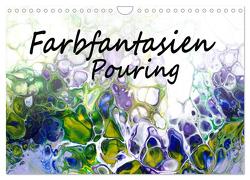 Farbfantasien – Pouring (Wandkalender 2024 DIN A4 quer), CALVENDO Monatskalender von Thomas,  Natalja