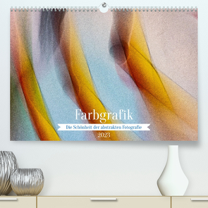 Farbgrafik – Die Schönheit der abstrakten Fotografie (Premium, hochwertiger DIN A2 Wandkalender 2023, Kunstdruck in Hochglanz) von Tessarolo,  Franco