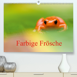 Farbige Frösche (Premium, hochwertiger DIN A2 Wandkalender 2021, Kunstdruck in Hochglanz) von Giesbers,  Edwin