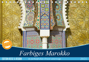 Farbiges Marokko (Tischkalender 2021 DIN A5 quer) von Wechsler,  Thomas