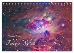 Farbiges Weltall (Tischkalender 2024 DIN A5 quer), CALVENDO Monatskalender von Wittich,  Reinhold
