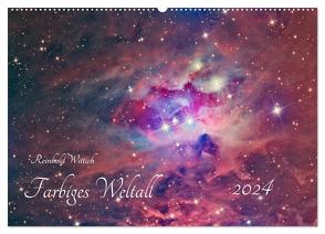 Farbiges Weltall (Wandkalender 2024 DIN A2 quer), CALVENDO Monatskalender von Wittich,  Reinhold