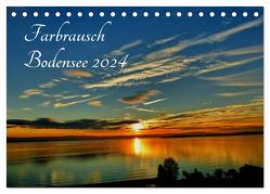 Farbrausch Bodensee (Tischkalender 2024 DIN A5 quer), CALVENDO Monatskalender von Brinker,  Sabine