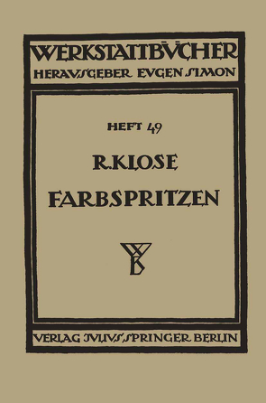 Farbspritzen von Klose,  R.