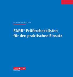 FARR Prüferchecklisten für den praktischen Einsatz – Apartbezug von Farr,  Wolf-Michael
