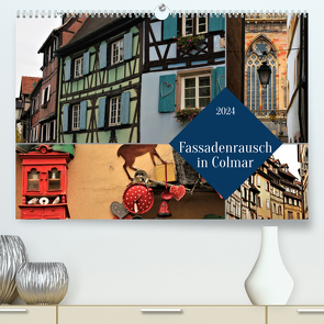 Fassadenrausch in Colmar (hochwertiger Premium Wandkalender 2024 DIN A2 quer), Kunstdruck in Hochglanz von ph,  ph