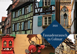 Fassadenrausch in Colmar (Wandkalender 2024 DIN A3 quer), CALVENDO Monatskalender von ph,  ph