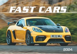 Fast Cars 2024 – Bildkalender 48,5×34 cm – mit vielen Zusatzinformationen zu den Luxuswagen – Technikkalender – Wandplaner – Wandkalender