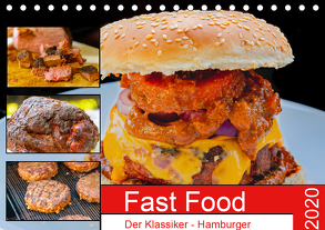 Fast Food Der Klassiker – Hamburger (Tischkalender 2020 DIN A5 quer) von Sommer Fotografie,  Sven
