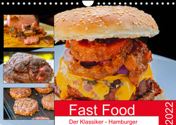 Fast Food Der Klassiker – Hamburger (Wandkalender 2022 DIN A4 quer) von Sommer Fotografie,  Sven