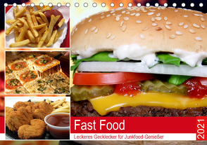 Fast Food. Leckeres Gecklecker für Junkfood-Genießer (Tischkalender 2021 DIN A5 quer) von Hurley,  Rose