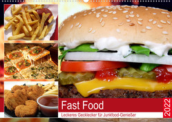 Fast Food. Leckeres Gecklecker für Junkfood-Genießer (Wandkalender 2022 DIN A2 quer) von Hurley,  Rose
