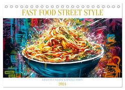 FAST FOOD STREET STYLE (Tischkalender 2024 DIN A5 quer), CALVENDO Monatskalender von Alberts,  Tim