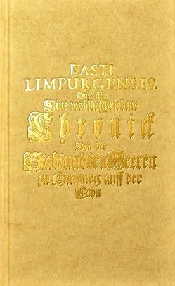 Fasti Limpurgenses 1336-1398 von Jentzmik,  Peter