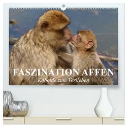 Faszination Affen. Kobolde zum Verlieben (hochwertiger Premium Wandkalender 2024 DIN A2 quer), Kunstdruck in Hochglanz von Stanzer,  Elisabeth