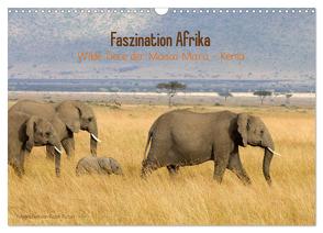 Faszination Afrika – wilde Tiere der Masai Mara – Kenia (Wandkalender 2024 DIN A3 quer), CALVENDO Monatskalender von Patzel,  Ralph