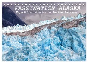 FASZINATION ALASKA Expedition durch die Inside Passage (Tischkalender 2024 DIN A5 quer), CALVENDO Monatskalender von Junio,  Michele