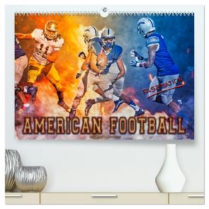 Faszination American Football (hochwertiger Premium Wandkalender 2024 DIN A2 quer), Kunstdruck in Hochglanz von Roder,  Peter