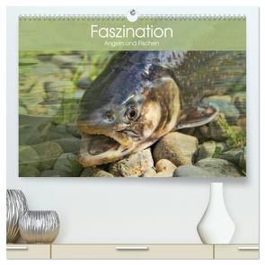 Faszination Angeln und Fischen (hochwertiger Premium Wandkalender 2024 DIN A2 quer), Kunstdruck in Hochglanz von Stanzer,  Elisabeth