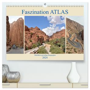 Faszination ATLAS, Marokkos gewaltige Bergregion (hochwertiger Premium Wandkalender 2024 DIN A2 quer), Kunstdruck in Hochglanz von Senff,  Ulrich