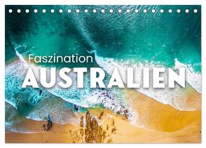 Faszination Australien – Impressionen vom Land Down Under (Tischkalender 2024 DIN A5 quer), CALVENDO Monatskalender von Monkey,  Happy