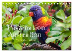 Faszination Australien – Welt der Vögel (Tischkalender 2024 DIN A5 quer), CALVENDO Monatskalender von Anders,  Holm