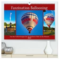 Faszination Ballooning (hochwertiger Premium Wandkalender 2024 DIN A2 quer), Kunstdruck in Hochglanz von Kleemann,  Claudia