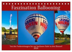 Faszination Ballooning (Tischkalender 2024 DIN A5 quer), CALVENDO Monatskalender von Kleemann,  Claudia