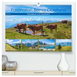 Faszination Berner Oberland 2024 – Wanderlust und Gipfelblick (hochwertiger Premium Wandkalender 2024 DIN A2 quer), Kunstdruck in Hochglanz von SusaZoom,  SusaZoom