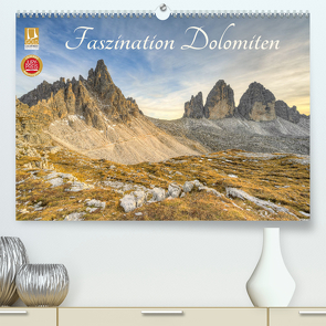 Faszination Dolomiten (Premium, hochwertiger DIN A2 Wandkalender 2024, Kunstdruck in Hochglanz) von Valjak,  Michael