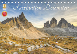Faszination Dolomiten (Tischkalender 2024 DIN A5 quer), CALVENDO Monatskalender von Valjak,  Michael