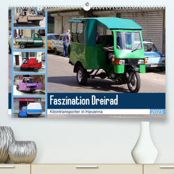 Faszination Dreirad – Kleintransporter in Havanna (Premium, hochwertiger DIN A2 Wandkalender 2023, Kunstdruck in Hochglanz) von von Loewis of Menar,  Henning