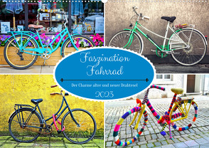 Faszination Fahrrad. Der Charme alter und neuer Drahtesel (Wandkalender 2023 DIN A2 quer) von Hurley,  Rose