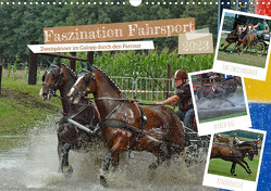 Faszination Fahrsport – Zweispänner im Galopp durch den Parcour (Wandkalender 2023 DIN A3 quer) von Kleemann,  Claudia