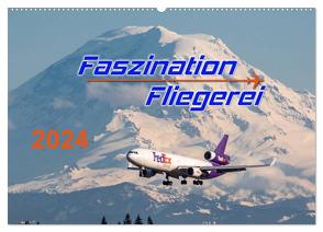 Faszination Fliegerei (Wandkalender 2024 DIN A2 quer), CALVENDO Monatskalender von Meyer,  Tis