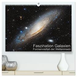 Faszination Galaxien Formenvielfalt der Welteninseln (hochwertiger Premium Wandkalender 2024 DIN A2 quer), Kunstdruck in Hochglanz von Kai Wiechen,  Dr.