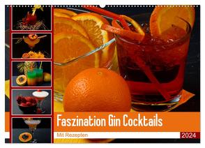 Faszination Gin Cocktails (Wandkalender 2024 DIN A2 quer), CALVENDO Monatskalender von Bildergalerie - Babett Paul,  Babetts