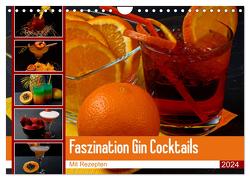 Faszination Gin Cocktails (Wandkalender 2024 DIN A4 quer), CALVENDO Monatskalender von Bildergalerie - Babett Paul,  Babetts