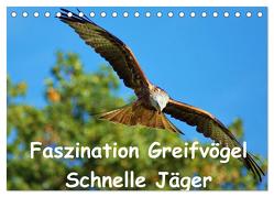 Faszination Greifvögel Schnelle Jäger (Tischkalender 2024 DIN A5 quer), CALVENDO Monatskalender von Klapp,  Lutz