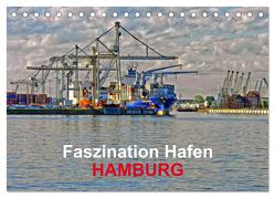 Faszination Hafen – Hamburg (Tischkalender 2024 DIN A5 quer), CALVENDO Monatskalender von URSfoto,  URSfoto