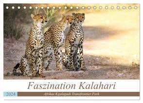 Faszination Kalahari (Tischkalender 2024 DIN A5 quer), CALVENDO Monatskalender von Woyke,  Wibke