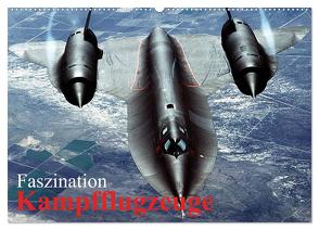 Faszination Kampfflugzeuge (Wandkalender 2024 DIN A2 quer), CALVENDO Monatskalender von Stanzer,  Elisabeth