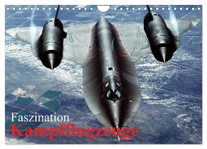 Faszination Kampfflugzeuge (Wandkalender 2024 DIN A4 quer), CALVENDO Monatskalender von Stanzer,  Elisabeth