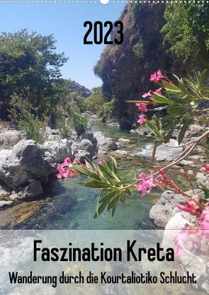 Faszination Kreta. Wanderung durch die Kourtaliotiko Schlucht (Wandkalender 2023 DIN A2 hoch) von Kleemann,  Claudia