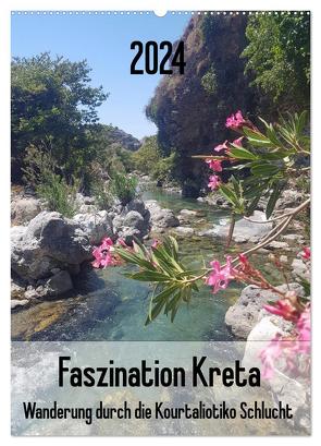 Faszination Kreta. Wanderung durch die Kourtaliotiko Schlucht (Wandkalender 2024 DIN A2 hoch), CALVENDO Monatskalender von Kleemann,  Claudia