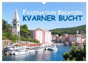 Faszination Kroatien – Kvarner Bucht (Wandkalender 2024 DIN A3 quer), CALVENDO Monatskalender von Wagner,  Hanna