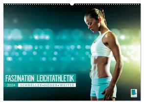 Faszination Leichtathletik: Schneller, höher, weiter (Wandkalender 2024 DIN A2 quer), CALVENDO Monatskalender von CALVENDO,  CALVENDO