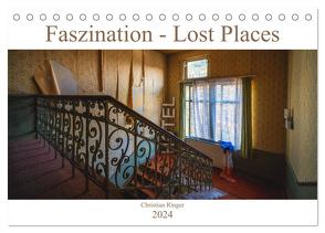 Faszination – Lost Places (Tischkalender 2024 DIN A5 quer), CALVENDO Monatskalender von Ringer,  Christian